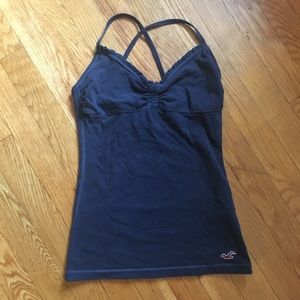 Hollister Cross-back spaghetti tank top